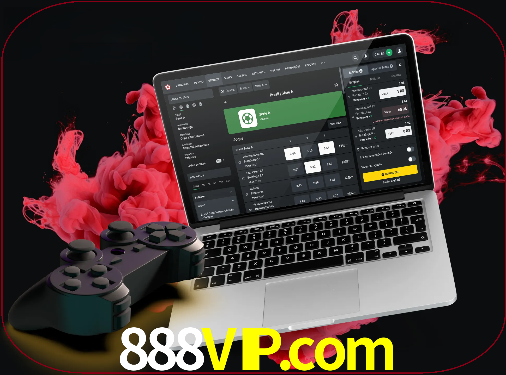 Visite a secção especial de jogos de vídeo em 888vip para descobrir em que jogos pode apostar e ganhar muito dinheiro.